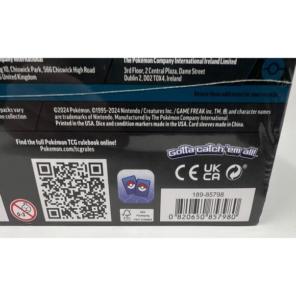 Pokemon TCG Scarlet & Violet Twilight Masquerade Elite Trainer Box ETB New - Picture 8 of 8